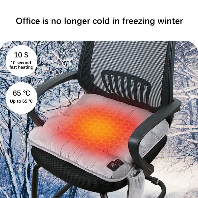 Heating Cushion Winter Car Warm Plug Heating Pad USB Three