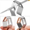 Thermometer Grill Holder, Thermometer Mounting Clip, 3 Holes Temperature Sensor
