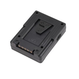 Fotga Power Adapter Plate Convert Dual NP-F550 Battery to V Mount Battery Plate with Multiple Outputs D-Tap DC USB USB-C for Powering Camera Monitor Video Light Cell Phone