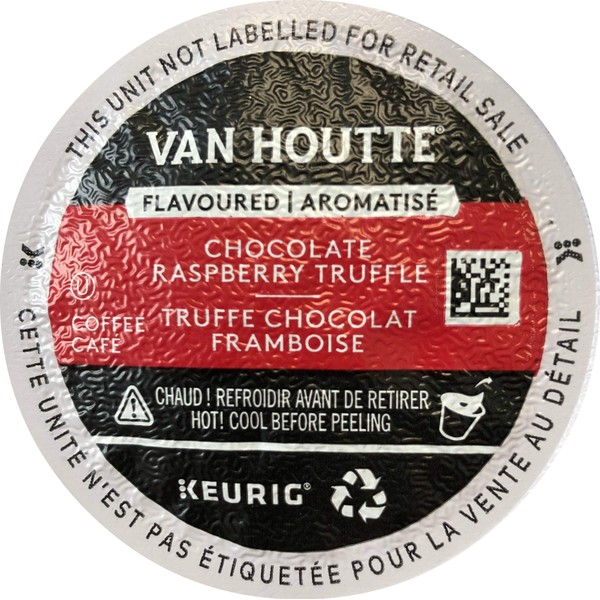 Van Houtte K-Cups, trufa de chocolate de frambuesa, 18 unidades, 6.35 oz (180 g)