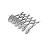 Ateco 6 Wheel Stainless Steel Cutter, 4 Inch Wheels