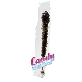 Candy Buffet Store - Rock Candy on a Stick, Black (Black Cherry Flavored, 36 Count)
