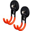 ULIBERMAGNET Magnetic Hooks Heavy Duty,2pack Strong Magnet Garage Hooks for