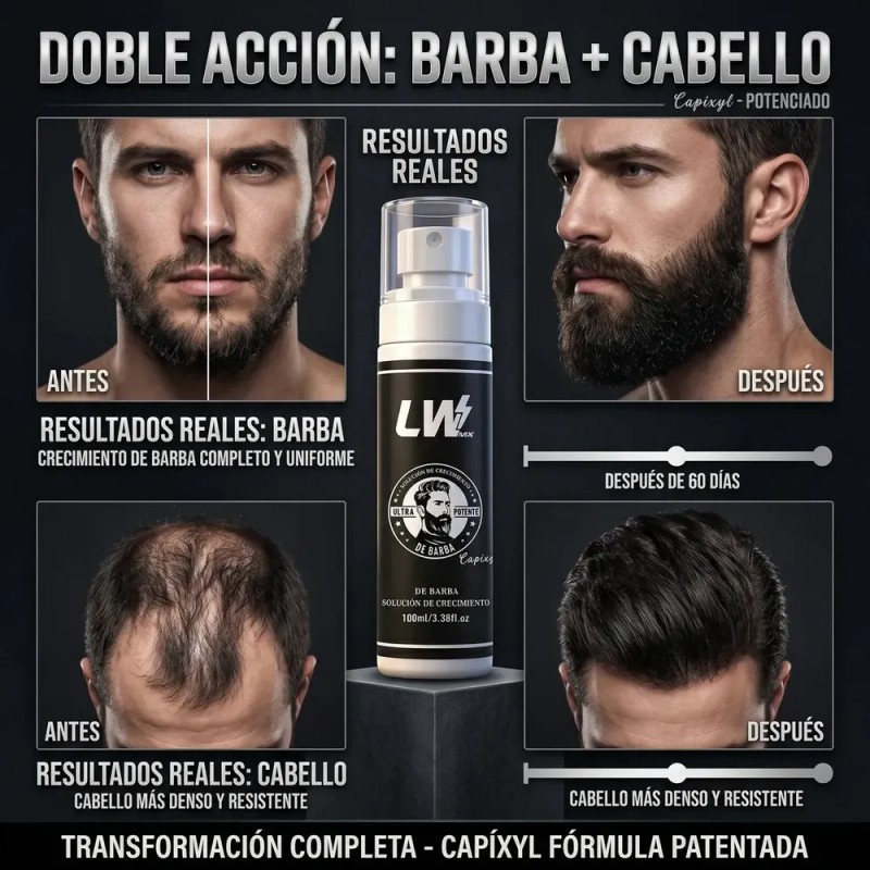 LWMaster - Kit 2 Tónico capilar Capixil 20% Anti-Caída estimula