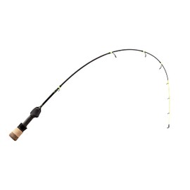 13 FISHING - Tickle Stick - Ice Fishing Rod - Gen 3 - 27" UL (Ultra Light) - 1/64oz-1/16oz - PC2 Flat-Tip Blank - TS3-27UL, Black