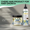 Set Para El Crecimiento Del Cabello Wozutunt Chebe Oil &