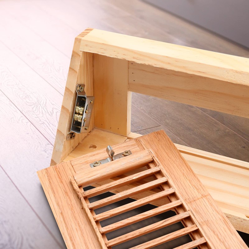 Red Oak Baseboard Floor Register 15 Inch Wooden Baseboard Supply