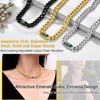 Prosteel Emerald Green Stone Jewelry Short Necklace For Women Teens