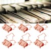 100Pcs Binder Clips Hollow Penguin Shape Sturdy Metal Small Binder