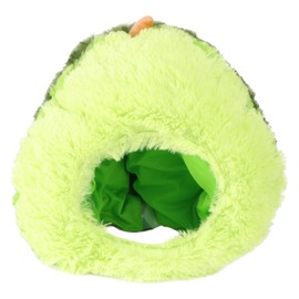 Vaguelly Avocado Head Masks, Comfortable Plush Durians Hat, Carnival Dressing-Up Fruit Headgear Party Cosplay Supplies