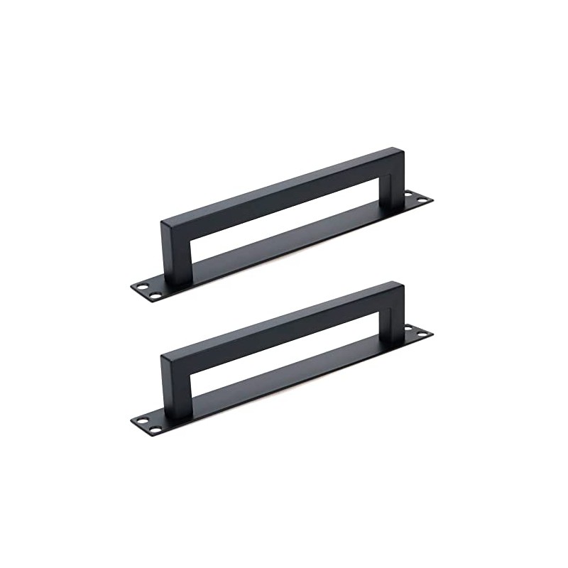 Pufguy 8.3"x1"x1.2" Barn Door Handles Black Sliding Door Pulls Stainless