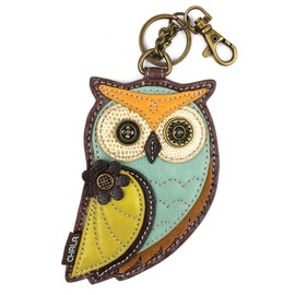 CHALA Bird Collection Women's Decorative Key Fob/Coin Purse Accessory - Owl A