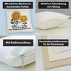 speecheese Danke - Sonnenblumen Kissen Blumiges DekoKissen mit fröhlichem Spruch
