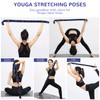 Hippodance Yoga Set, Yoga Stretch Strap with 8 Loops, Easy