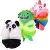 PHOGARY 3 Pack Bath Loofahs, Shower Sponge Balls Animal Mesh