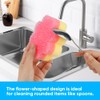 LAUNDRYLUX Scrub Sponge, Dual-Sided Temperature-Responsive Sponge and Scrubber - Non-Scratch