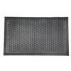 Ottomanson Easy Clean, Waterproof Non-Slip Indoor/Outdoor Rubber Doormat, 18" x