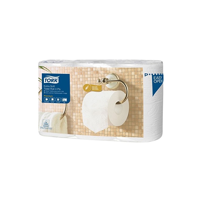 Tork 110405 Extra Soft Conventional Toilet Roll - Pack of
