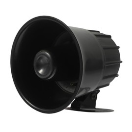Operitacx Siren Alarm Speaker for Car Security Outdoor Pa Loudspeaker Automotive Warning Horn Easy Installation for Vehicles and Construction Sites
