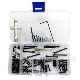 YijiaLink RC Car Screw Box Kit Repair Tool Accessory Screws Assortment Set Hardware Fasteners Compatible with Hyper Go H16BM H16DR H16 MJX 16207 16208 16209 16210 1/16 Scale RC Upgrade Parts