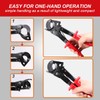 LUBAN Ratchet Cable Cutter, Heavy Duty Wire Cutter for Aluminum