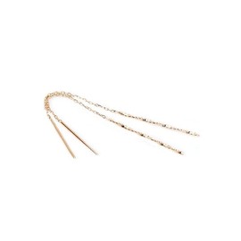 K18 Solid Gold Chain Earrings
