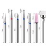 GreenLife 7pcs Nail Drill Bits Kit Emery Diamond Bit Set