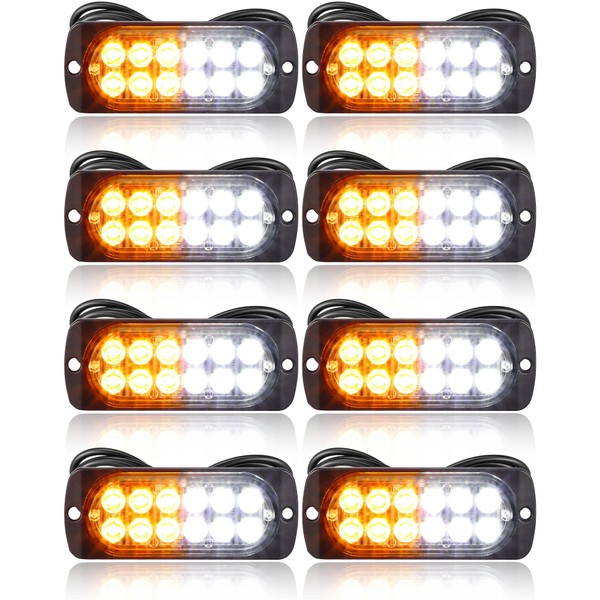Leelosp 20 Pcs 12 LED Strobe Lights for Tow Trucks