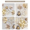 JXQXYN Clocks for Living Room, Large Wall Clock, 3D Silent