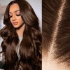Thusiae 2X6 SKINLIKE HD Lace Closure Wigs Human Hair, Chocolate