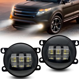 Shocklight LED Fog Lights Fit For 2011-2015 Ford Explorer Acura Honda 5 500 S-Type X-Type XK LS Ford Freestyle Ranger Focus Suzuki front bumper lights