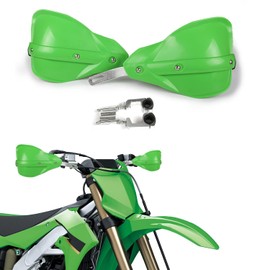 AnXin Dirt Bike Handguards Hand Guards Motorcycle 7/8" 22mm and 11/8" 28mm Handlebars Universal for KLX 140 KLX300 KX250F KX450F KLX300R KLX300SM KX250 KX450 KLX230 KDX200 KFX400 ATV Motocross Green