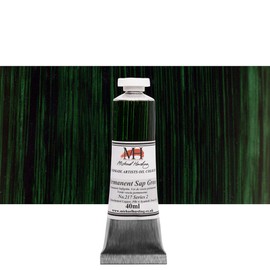 Michael Harding Artist Oil Colours, Permanent Sap Green, 40ml Tube, 21740