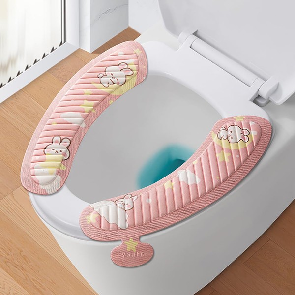 Toilet Seat Cover, Waterproof, Antibacterial, Set of 3