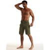 AUTIWITUA Men's Hiking Shorts Waterproof Tactical Cargo Short Pants Quick