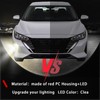 PGTOPONE Switchback White/Amber LED Front Bumper Fog Light DRL Amber