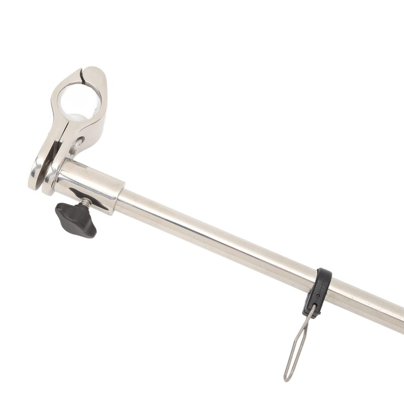Boat Flag Pole Mount, Stainless Steel Marine Grade Rail Mount