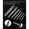 Screw Extractor Set,18 Piece Easy Out Screw Extractor Set and