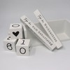 Beautiful Memo Cube, Countdown Dice, Wooden Countdown Calendar for 8