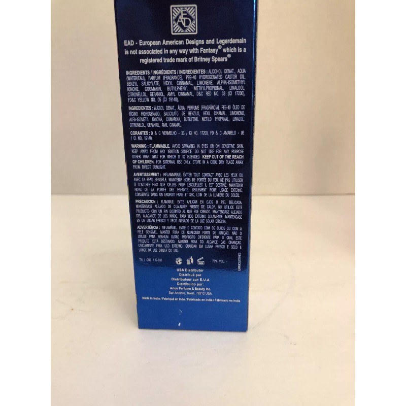 EAD LEGERDEMAIN Perfume Spray for Women 2.5 oz 75ml Eau