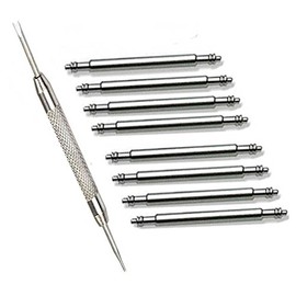 Olytop for 21mm Spring Bar Watch Pins Replacement Pins 8 PCS Diameter 1.5mm with Watch Band Spring Bar Tool (21mm)