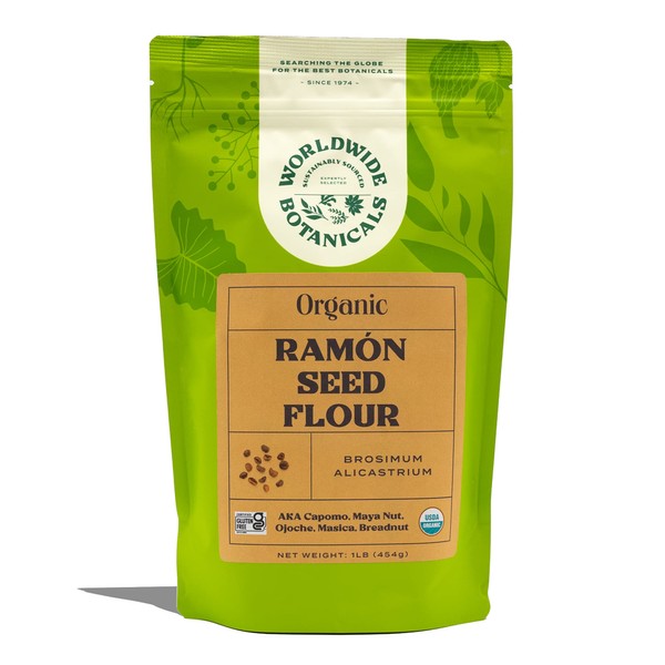 Worldwide Botanicals Organic Ramón Seed Flour – AKA Capomo, Ojoche,