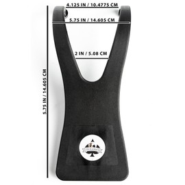 Chuck's Woodbarn Black Boot Jack Puller - Constructed of Composite Fiberglass | Extra Grip Boot Remover for Cowboy Boots, Premium Boot Remover | Durable Shoe Jack