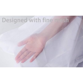 Runtoo 36 x 36 inches Extra Large Laundry Bag Delicates Wash Bags Camp Travel Heavy Duty Zipper Big Net Sweater Curtain Bedding Robes Blanket Jumbo Toys Organizer (Fine)