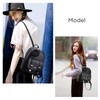 I IHAYNER Backpack Girls Womens Small PU Leather HairBall Backpacks