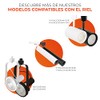 Tecnolite - Conector Recto para Riel de Spot, Color Negro,