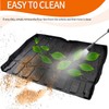 CUSAUTV Rubber Bed Mat Liners for Pioneer 1000-5 16-25, Rear