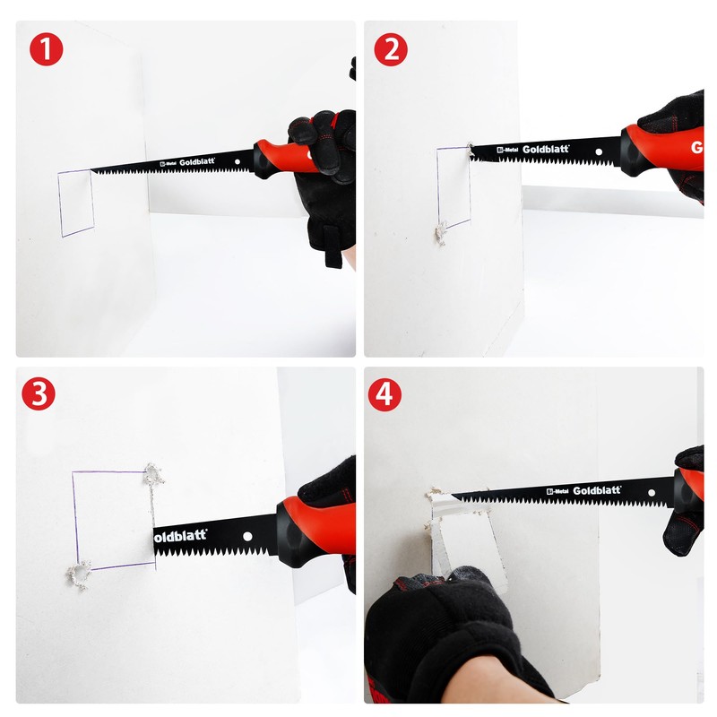 Goldblatt Drywall Saw – 6-Inch Jab Saws, Keyhole Saws with