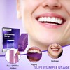 2Pcs Purple Teeth Whitening Strips, Gentle Daily Purple Whitening Strips,