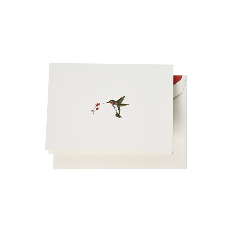 Crane & Co. Hand Engraved Hummingbird Note (RF1406)